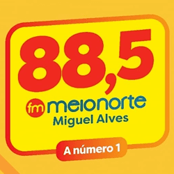 Logo da rádio FM Meio Norte