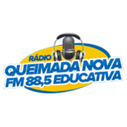 Logo da rádio Queimada Nova FM