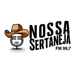 Logo da rádio Nossa Sertaneja FM
