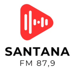 Logo da rádio Santana FM